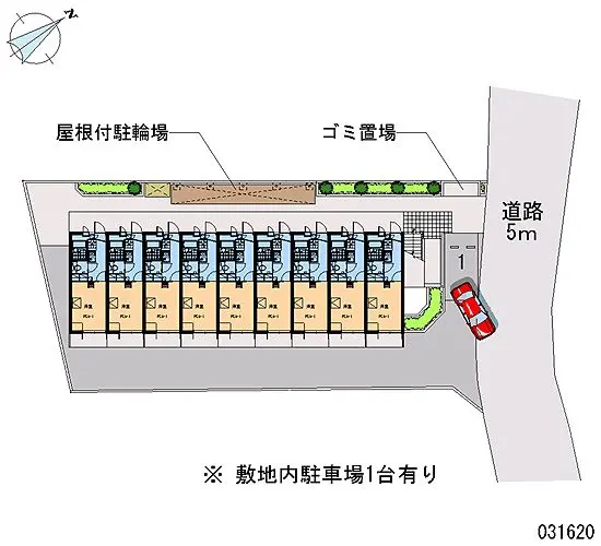 ★手数料０円★千葉市花見川区幕張町４丁目 月極駐車場